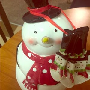 Christmas Snowman Cookie Jar